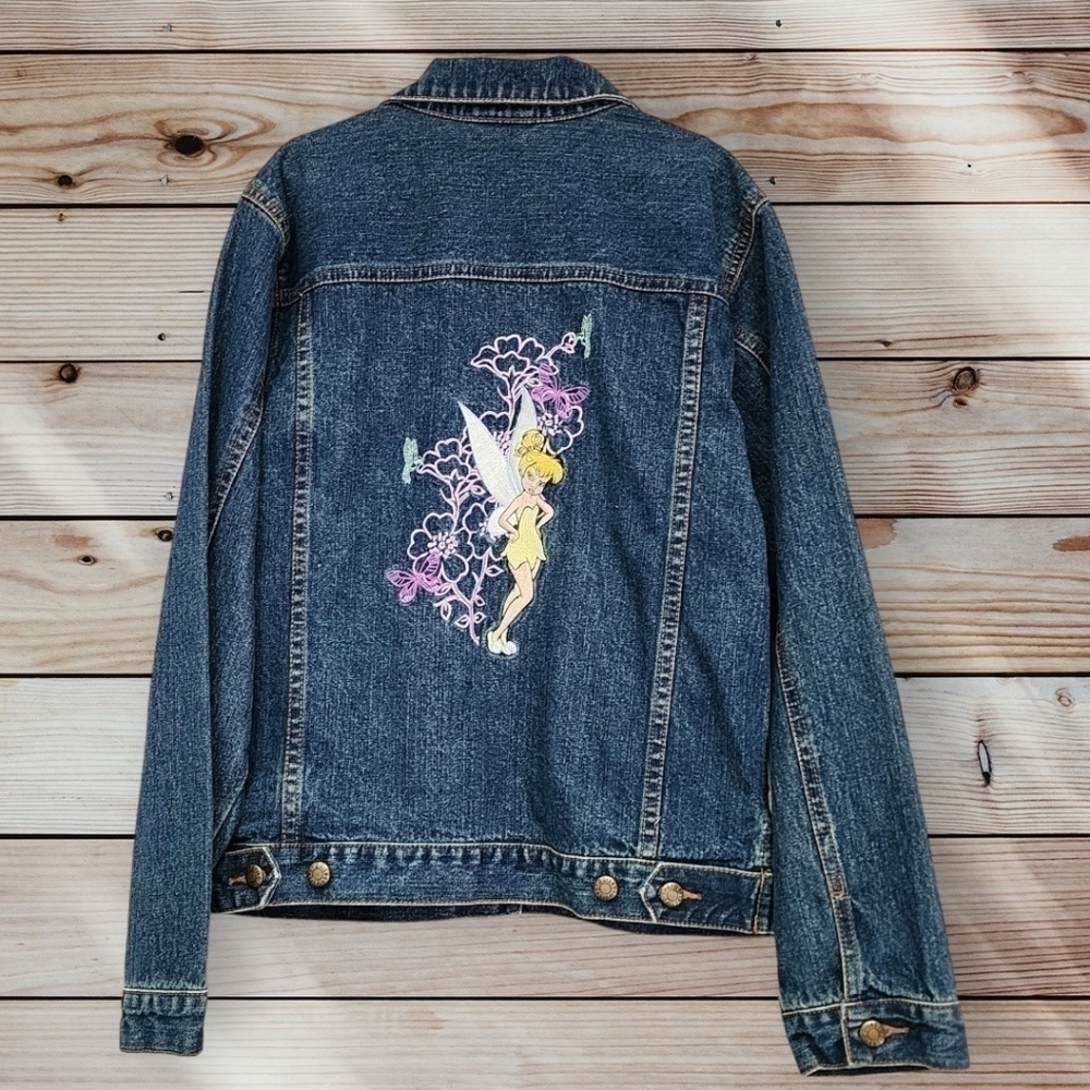 Disney Tinkerbell Jean Jacket Girls sz Large